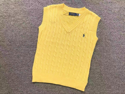 RL - Signature Cable Knit V-Neck Vest