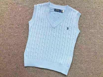 RL - Signature Cable Knit V-Neck Vest