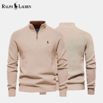 RL - Signature Knit Quarter-Zip Sweater