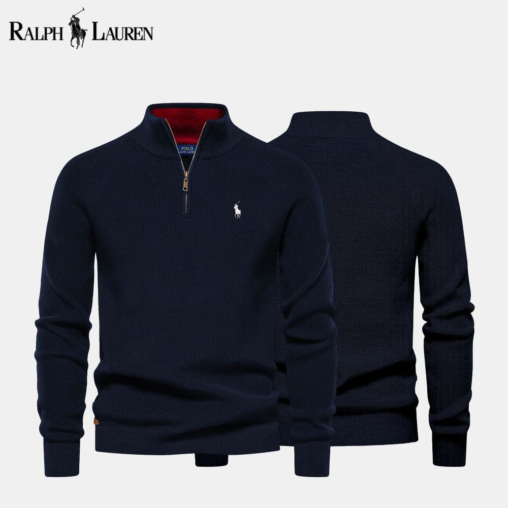 RL - Signature Knit Quarter-Zip Sweater