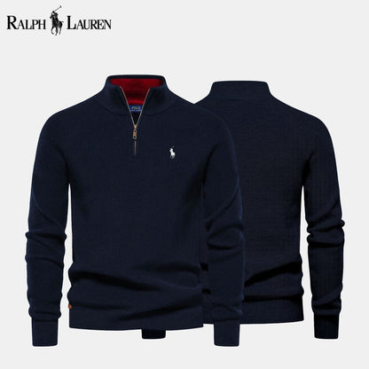 RL - Signature Knit Quarter-Zip Sweater