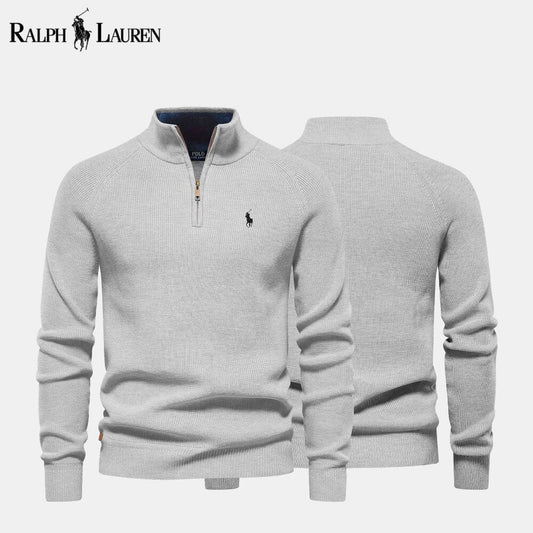 RL - Signature Knit Quarter-Zip Sweater