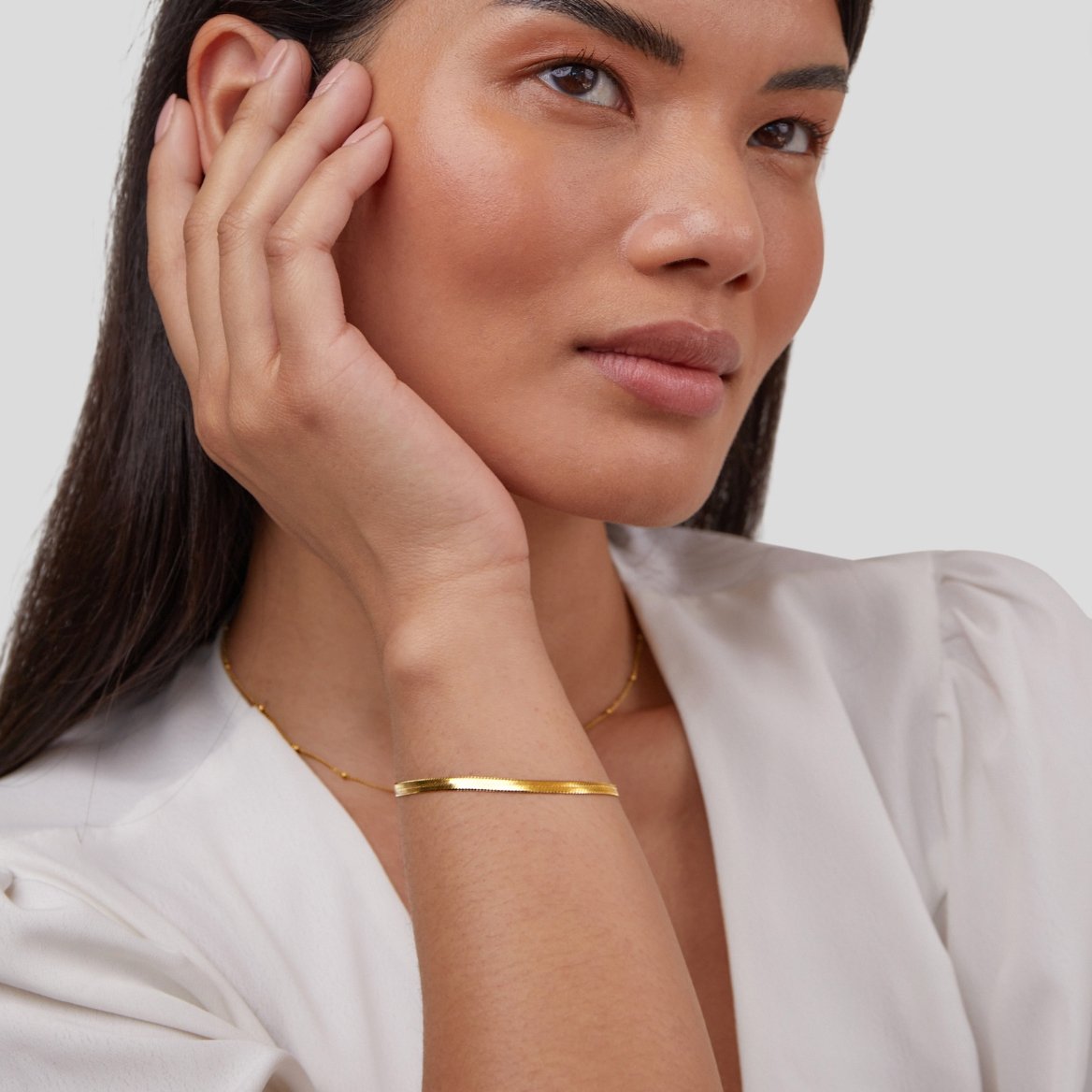 Snake 18K Gold Bracelet