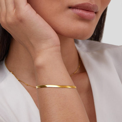 Snake 18K Gold Bracelet